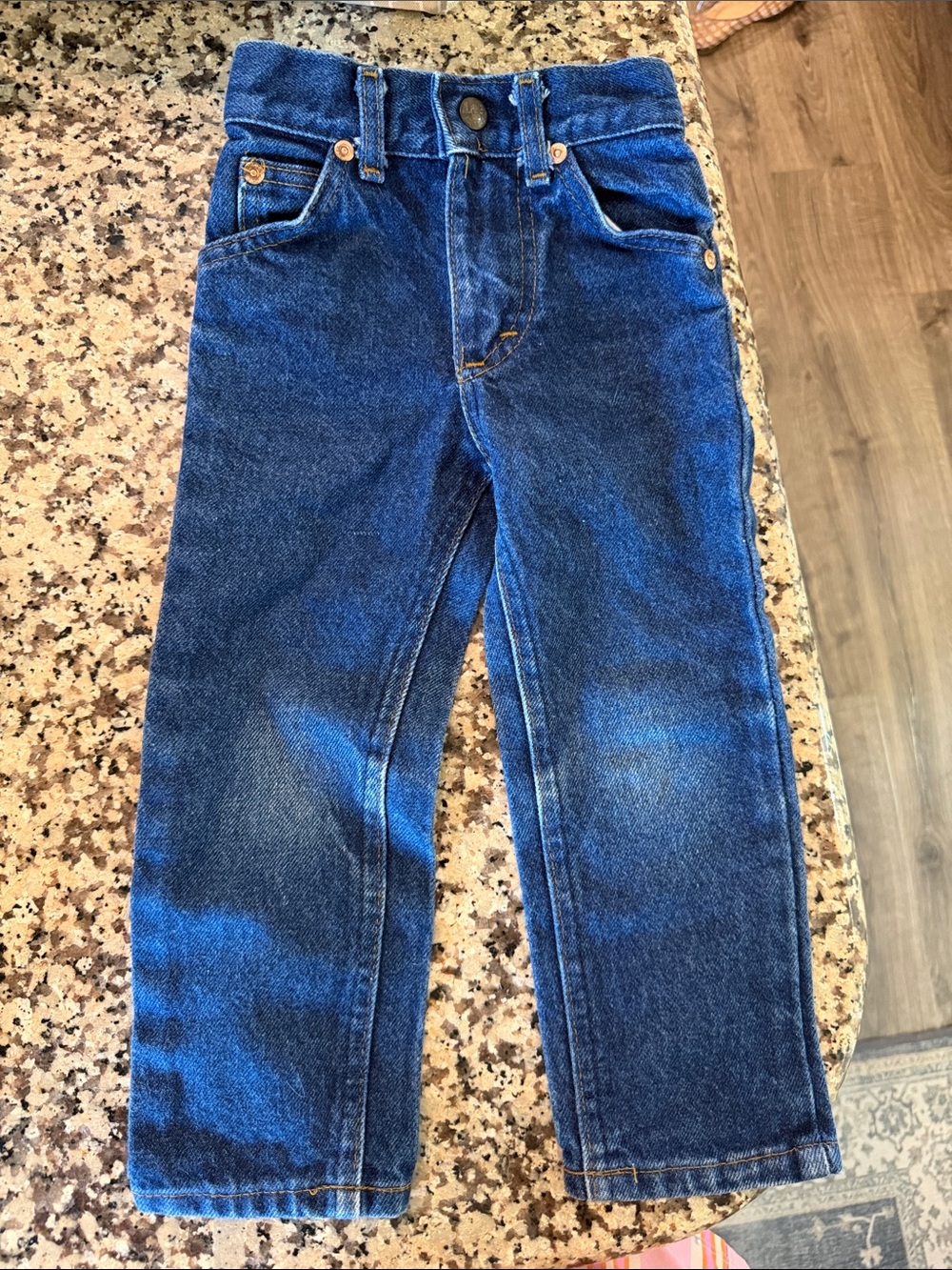 Boys Dark Blue Denim Levi Jeans- 3T Slim